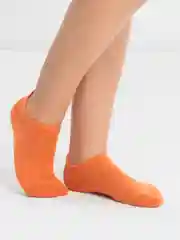 Оранжевый женские носки с вышивкой собачки, короткие, хлопковые