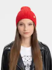Алый шапка для девочек "Галактика", женская, хлопок