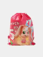 Фуксия мешок для обуви, школьный, непромокаемое полотно