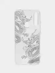 Пудровый силиконовый чехол на Xiaomi Redmi Note 8T / Сяоми Редми Нот 8T прозрачный, с рисунком