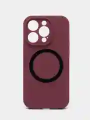 Бордовый чехол Silicone Case для iPhone 11/12/13/14/Pro/Max/Plus/Mini, с функцией MagSafe (Магсейф)