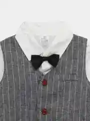 Серый детский костюм для мальчика классический