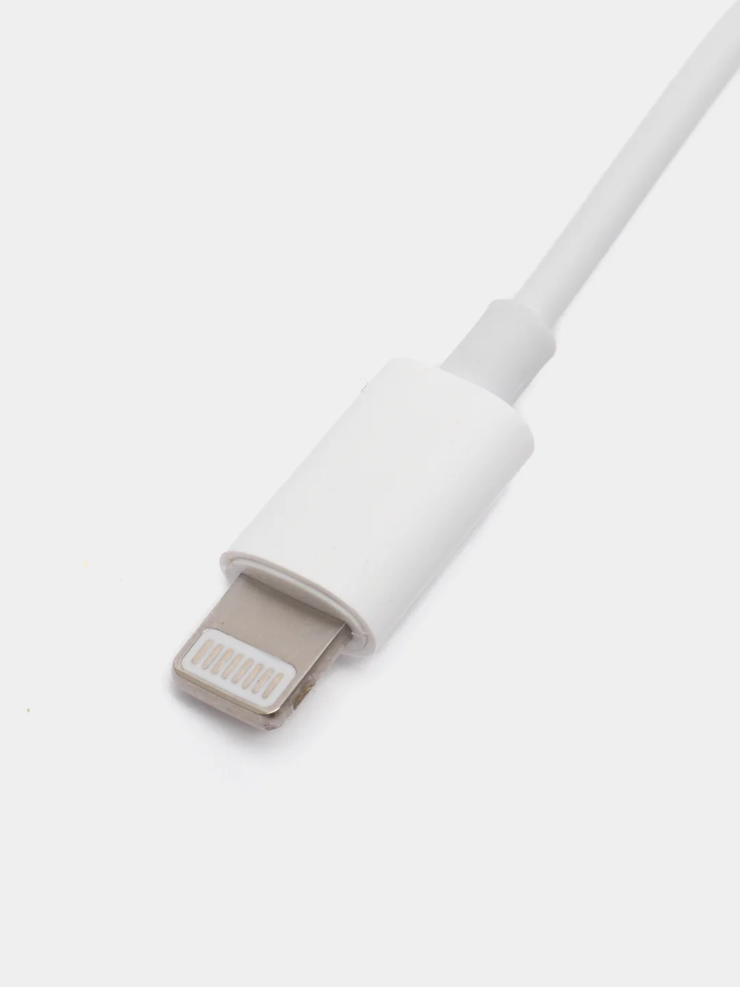 Белый переходник для наушников iPhone адаптер lighting - 3,5 mm jack кабель aux