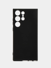 Чехол для Samsung Galaxy S23 Ultra (Самсунг Галакси С23 Ультра), силиконовый, черный