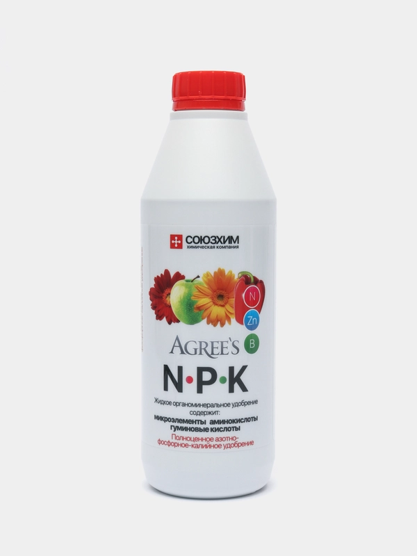 Удобрение жидкое NPK. 0,5 л. Агрис (Agrees)