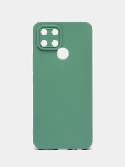 Силиконовый чехол на на Infinix Smart 6 (Инфиникс Смарт 6), матовый, с защитой камеры