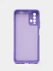 Аметистовый накладка для Xiaomi Redmi 9T, силиконовая, soft touch, с рисунком