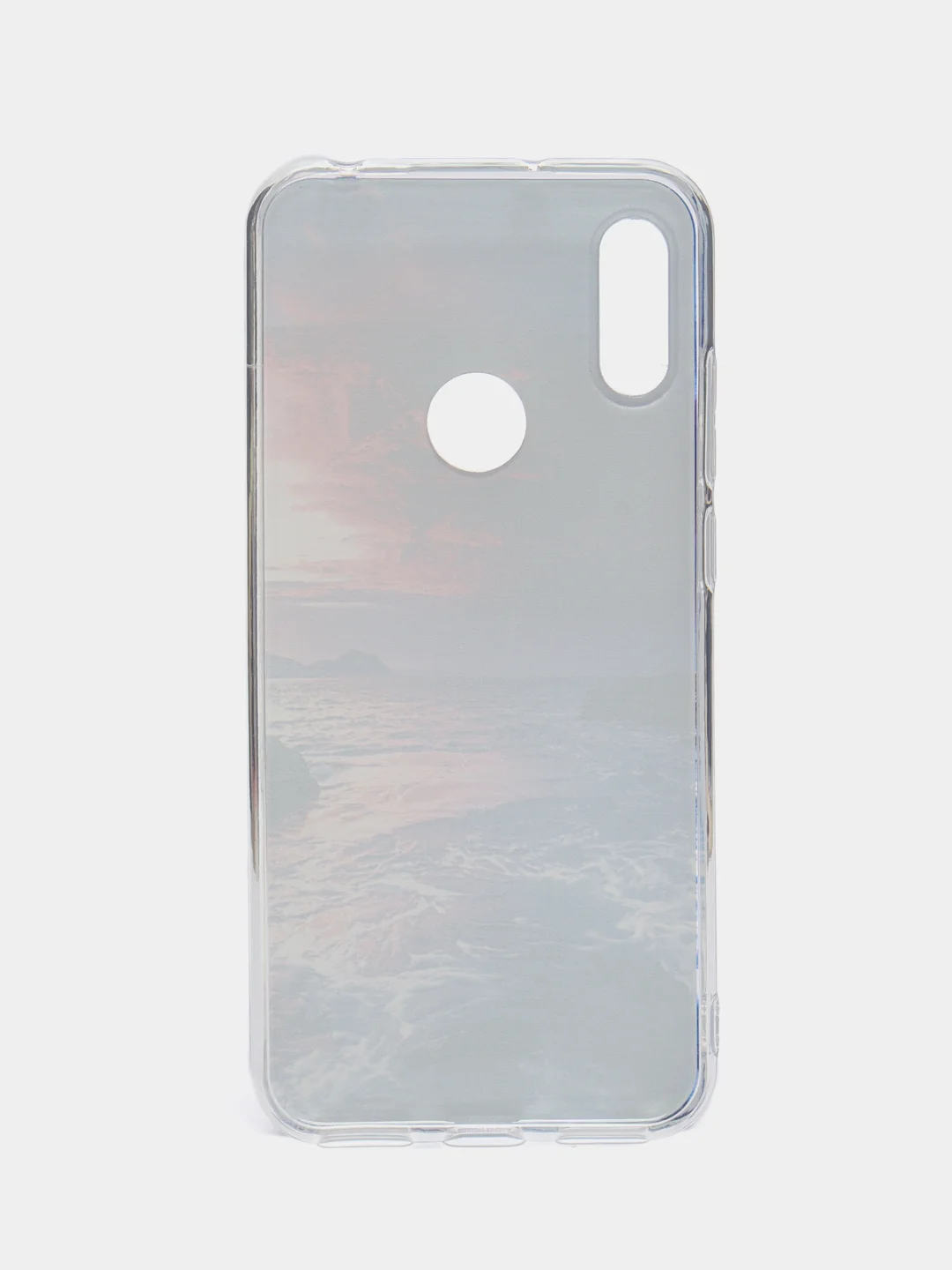 Фиолетовый силиконовый чехол на Honor 8A/8A Pro/Huawei Y6 2019/Y6s / Хонор 8А прозрачный, с рисунком