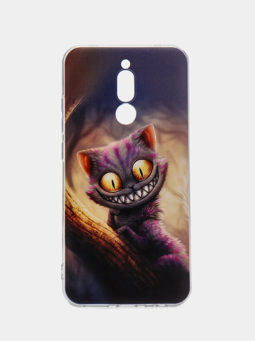 Индиго силиконовый чехол на Xiaomi Redmi 8 / Сяоми Редми 8 прозрачный, с рисунком, защита камеры
