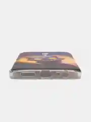 Индиго силиконовый чехол на Xiaomi Redmi 8 / Сяоми Редми 8 прозрачный, с рисунком, защита камеры