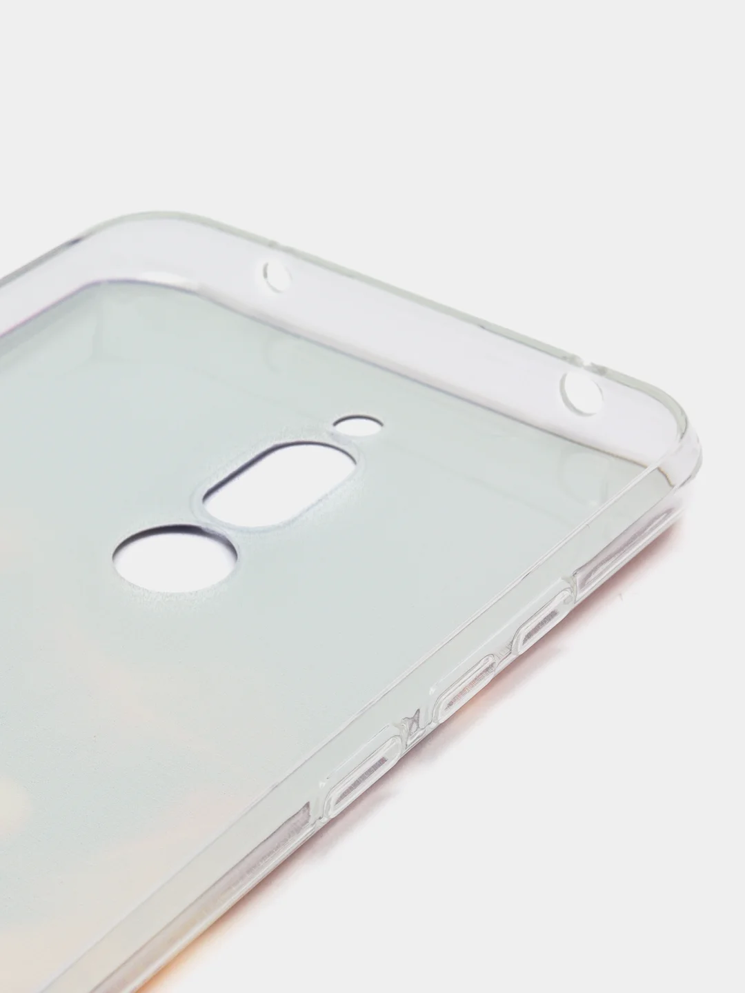Индиго силиконовый чехол на Xiaomi Redmi 8 / Сяоми Редми 8 прозрачный, с рисунком, защита камеры