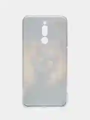 Индиго силиконовый чехол на Xiaomi Redmi 8 / Сяоми Редми 8 прозрачный, с рисунком, защита камеры