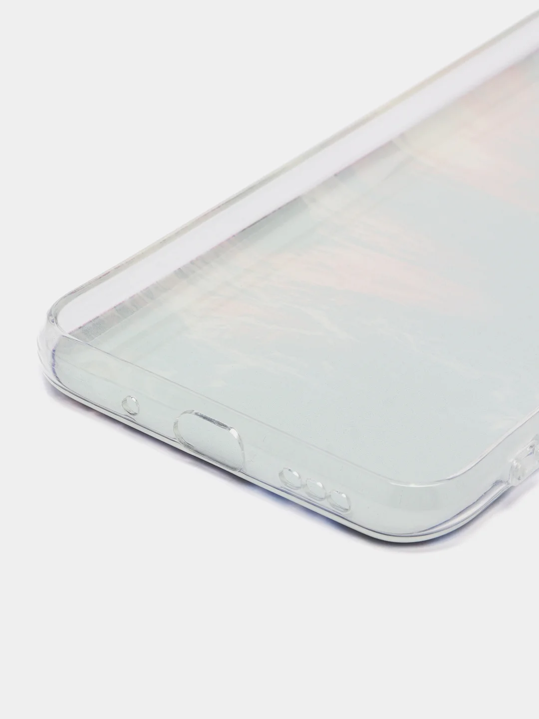 Фиолетовый силиконовый чехол на Xiaomi Redmi 9C / Сяоми Редми 9С прозрачный с рисунком, защита камеры