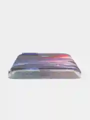 Фиолетовый силиконовый чехол на Xiaomi Redmi 9C / Сяоми Редми 9С прозрачный с рисунком, защита камеры