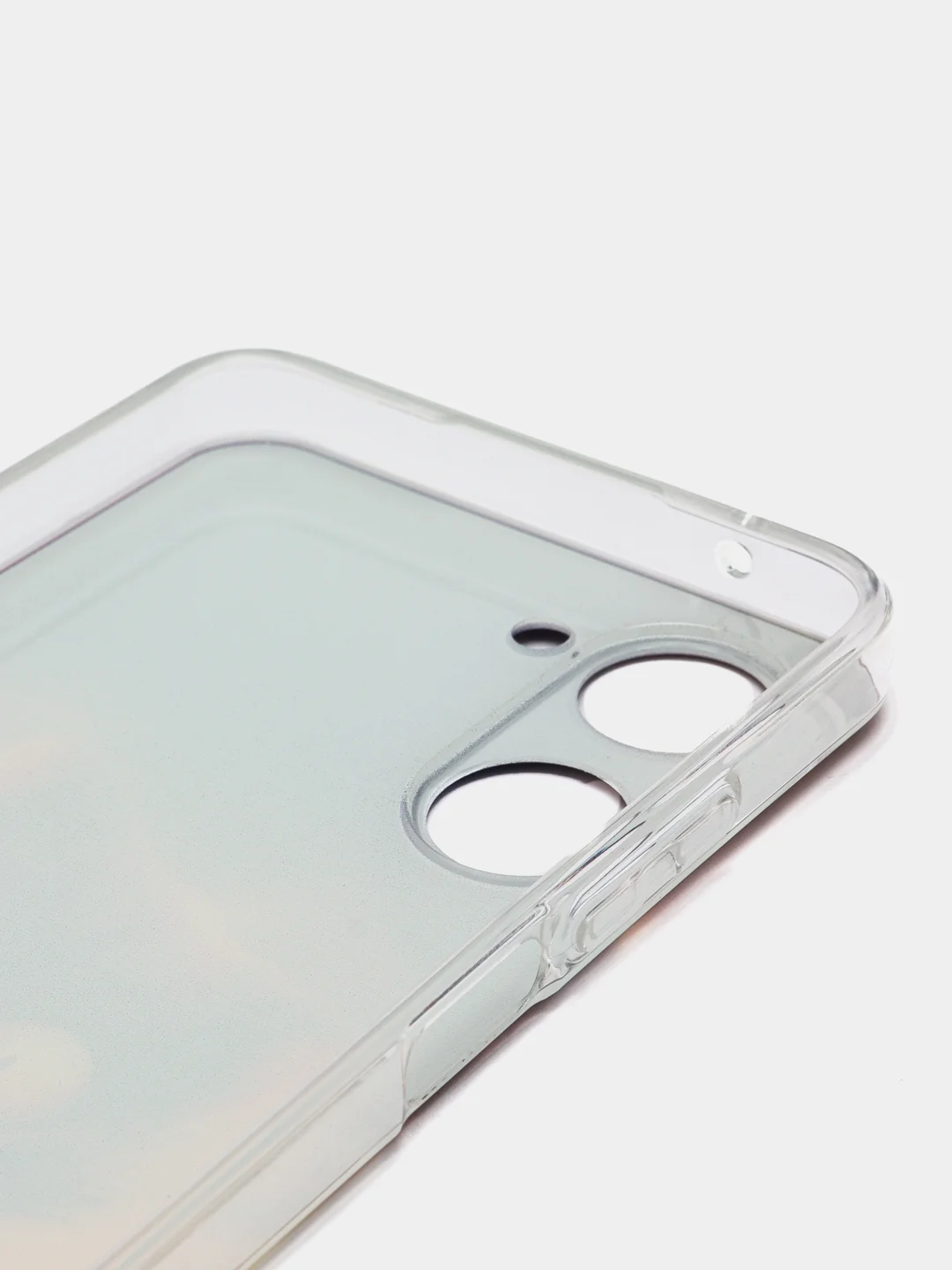 Индиго силиконовый чехол на Realme 10 4G / Реалми 10 4G прозрачный, с рисунком, защита камеры