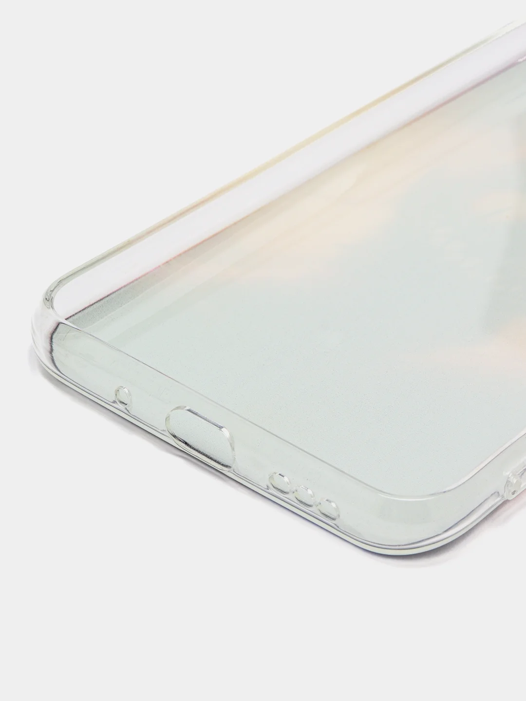 Индиго силиконовый чехол на Xiaomi Redmi 9C / Сяоми Редми 9С прозрачный с рисунком, защита камеры