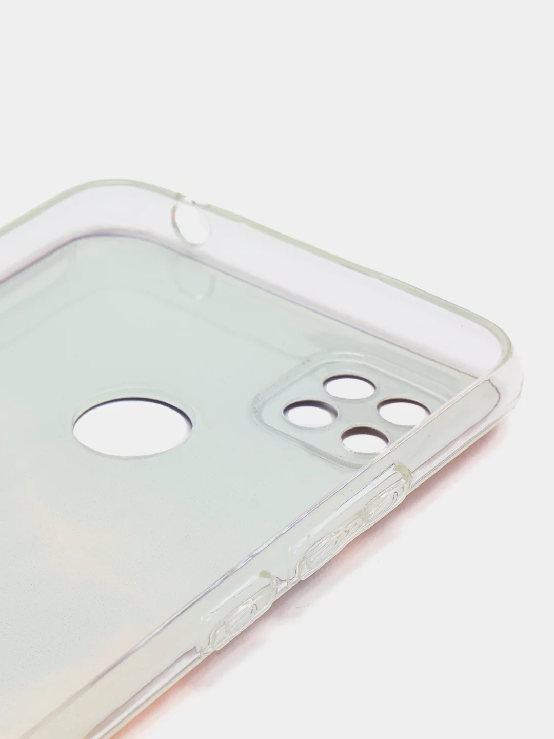 Индиго силиконовый чехол на Xiaomi Redmi 9C / Сяоми Редми 9С прозрачный с рисунком, защита камеры