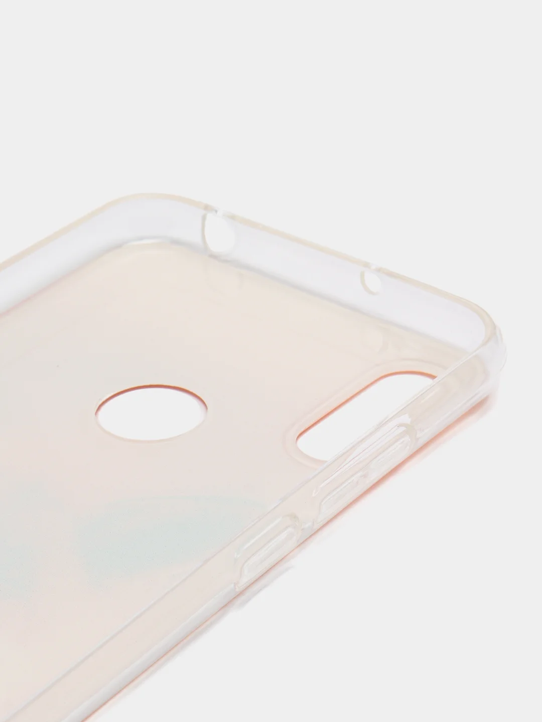 Оранжевый силиконовый чехол на Honor 8A/8A Pro/Huawei Y6 2019/Y6s / Хонор 8А прозрачный, с рисунком