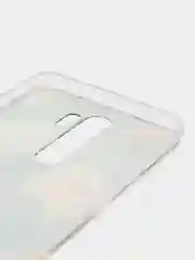 Кораллово-розовый силиконовый чехол на Xiaomi Redmi Note 8 Pro / Сяоми Редми Нот 8 Про прозрачный с рисунком