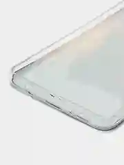 Индиго силиконовый чехол на Samsung Galaxy A51 / Самсунг А51 прозрачный с рисунком, защита камеры
