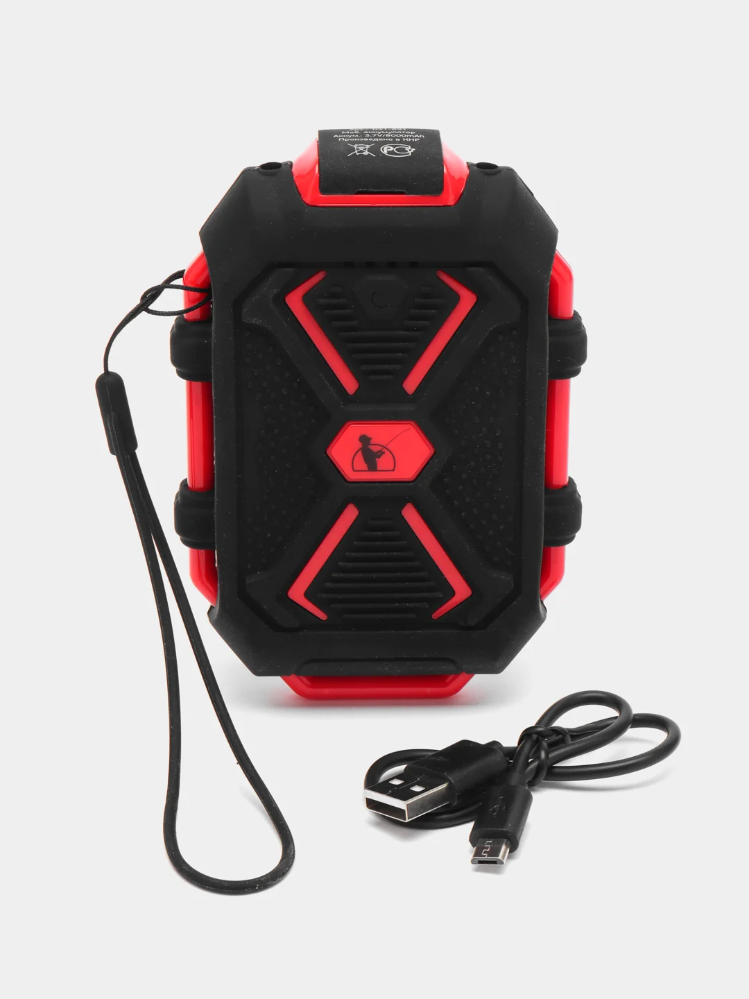 Аккумулятор мобильный Forza, прорезиненный, с пылевлагозащитой, IP67, 2А, 1 USB, 8000 мАч