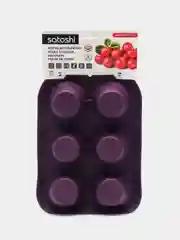 SATOSHI Алион форма для выпечки 6 ячеек, 28,8 x 19,8 х 5,3 см, силикон
