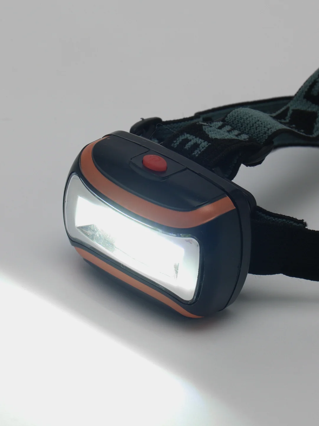 ЕРМАК фонарь налобный, COB LED, 65 Лм, 3xAAA, 0,65 Вт, 6,5 х 4,7 х 3 см, пластик