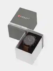 Коричневый мужские наручные часы Curren 8250 в подарочной упаковке