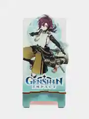 Деревянная подставка под телефон по игре "Genshin Impact", Хэйдзо