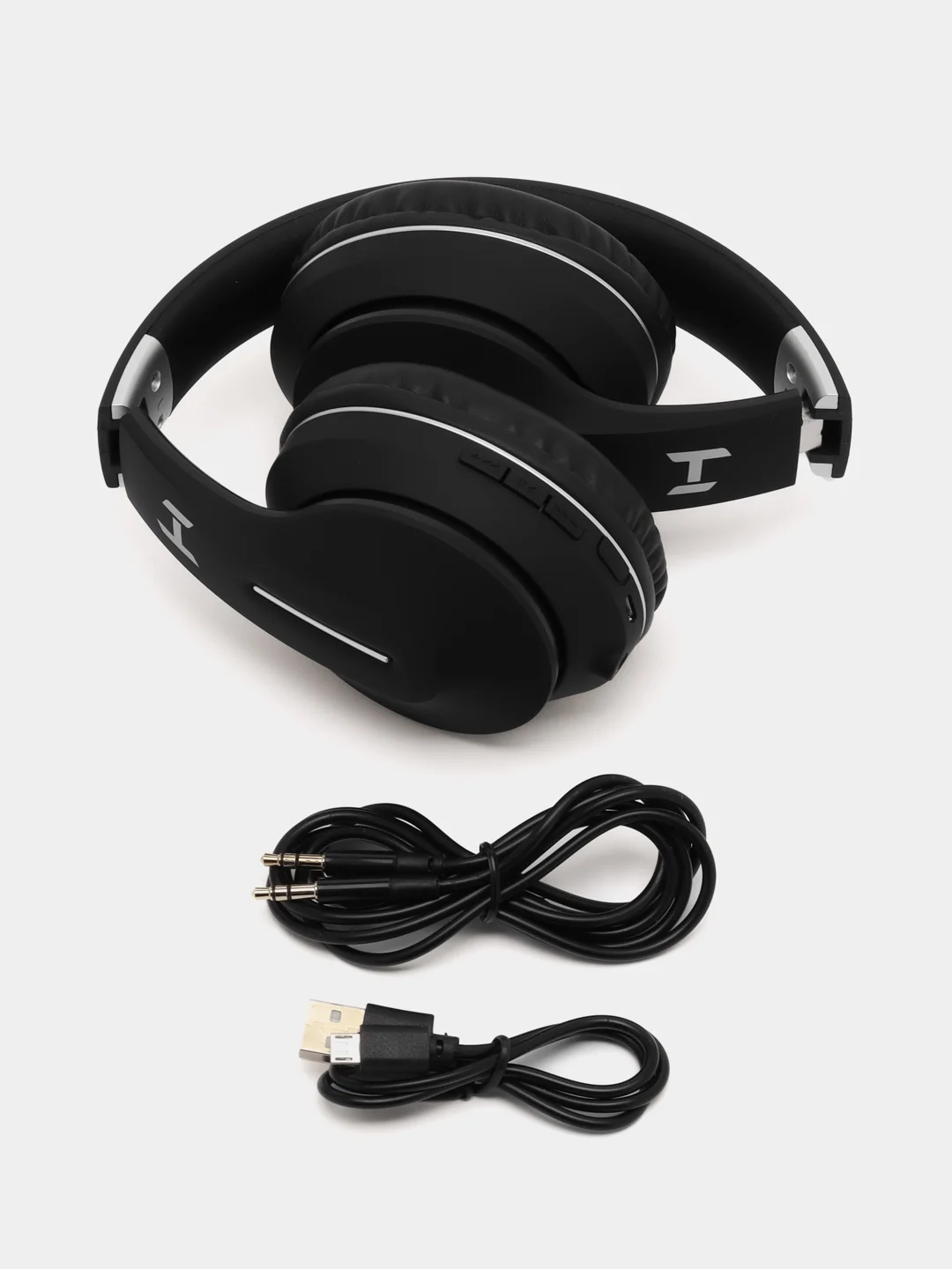 Черный беспроводные наушники Harper HB-413, Bluetooth 5.1, поддержка проводного подключения
