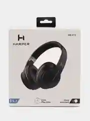 Черный беспроводные наушники Harper HB-413, Bluetooth 5.1, поддержка проводного подключения