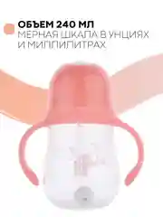 Детский поильник-непроливайка КАРТОФАН с силиконовой соской и трубочкой, с ручками