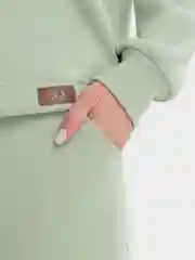 Мятный костюм женский весенний, двойка: худи, брюки, Lilians
