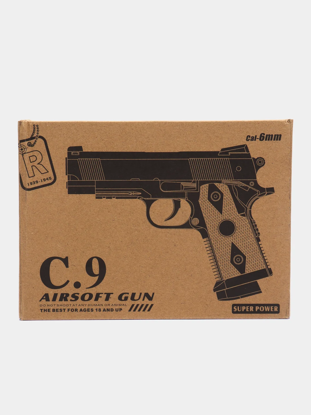 Металлический пистолет "Airsoft Gun" C.9