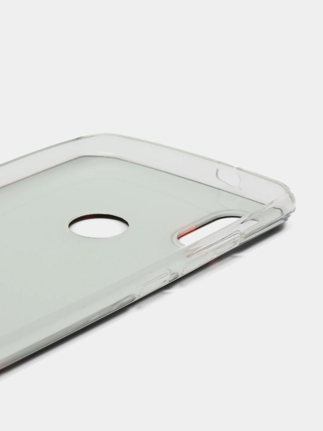 Красный чехол на Xiaomi Redmi Note 5/Note 5 Pro / Сяоми Редми Нот 5/5 Про прозрачный, с рисунком
