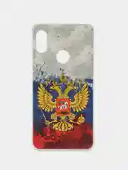 Синий чехол на Xiaomi Redmi Note 5/Note 5 Pro / Сяоми Редми Нот 5/5 Про прозрачный, с рисунком