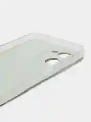 Серый силиконовый чехол на Realme C33 / Реалми С33 прозрачный, с рисунком, защита камеры