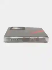 Красный силиконовый чехол на Realme C33 / Реалми С33 прозрачный, с рисунком, защита камеры