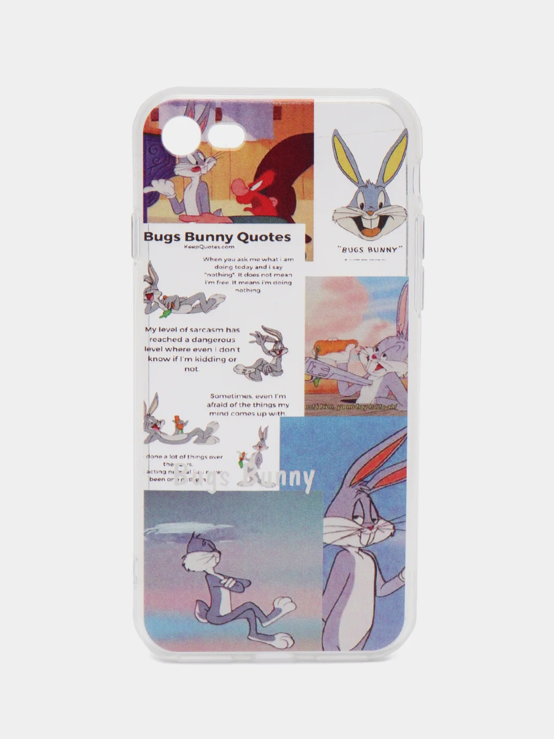 Конфетный чехол прозрачный мультфильм "Looney Tunes" для iPhone 7/8 Plus XR 11 12 Pro mini 13
