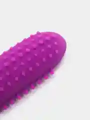 Фиолетовый эрекционное кольцо с массажером для клитора