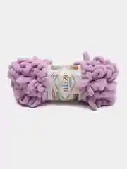 Розовый пряжа Puffy, микрополиэстер, 9 метров