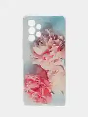 Конфетный чехол на Samsung Galaxy A53 5G / Галакси А53 5G прозрачный, с рисунком, защита камеры
