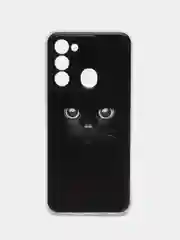Шоколадный чехол на Tecno Spark Go 2022/8C/9 / Текно Спарк Гоу 2022/8С/9 прозрачный, с рисунком