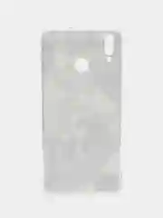 Серый металлик силиконовый чехол на Honor 8X / Хонор 8Х прозрачный, с рисунком, защита камеры