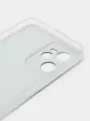 Хаки силиконовый чехол на Realme C35 / Реалми С35 прозрачный, с рисунком, защита камеры