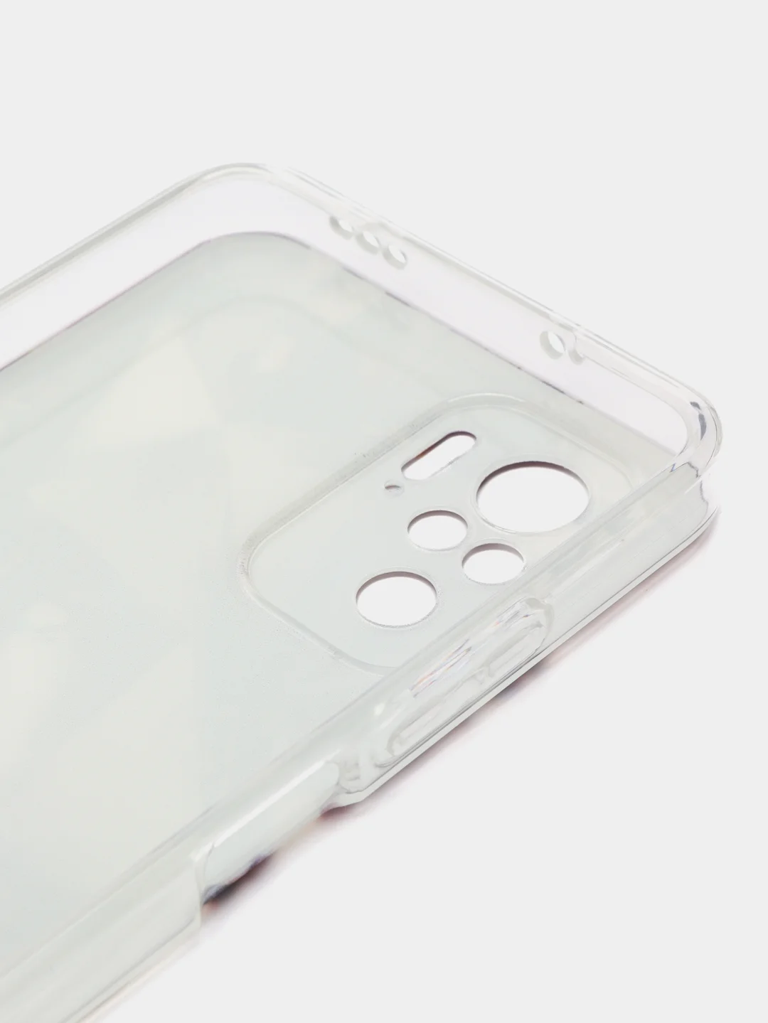 Серый металлик силиконовый чехол на Xiaomi Redmi 9T / Редми 9Т прозрачный, с рисунком, защита камеры
