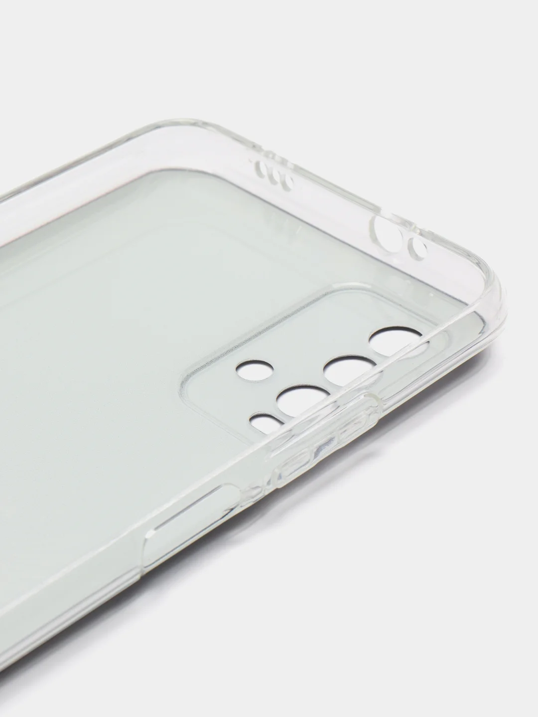 Темно-синий силиконовый чехол на Xiaomi Redmi 9T / Редми 9Т прозрачный, с рисунком, защита камеры