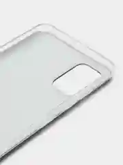 Приглушённый хаки силиконовый чехол на Samsung Galaxy A51 / Самсунг А51 прозрачный с рисунком, защита камеры