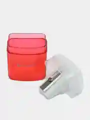 Точилка BRAUBERG "OfficeBox", с контейнером и крышкой, прямоугольная, в упаковке с подвесом