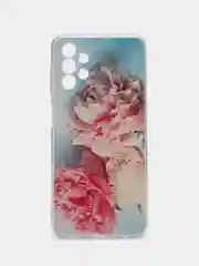 Конфетный силиконовый чехол на Samsung Galaxy A13 4G / Самсунг А13 4G прозрачный, с рисунком